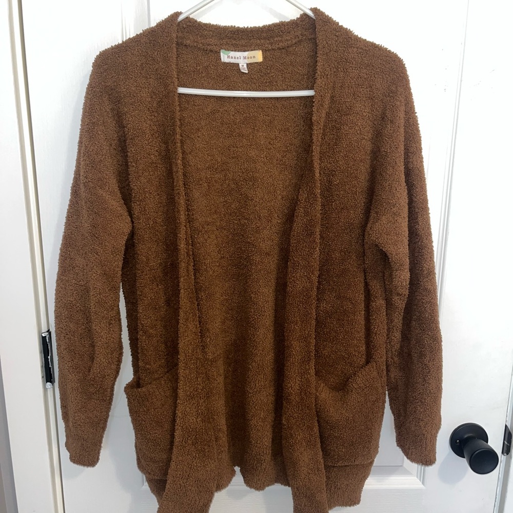 Cozy Brown Cardigan Sweater